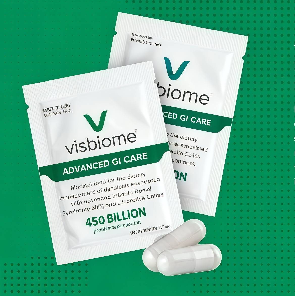 Visbiome® GI Care - High Potency Probiotic - 112.5 Billion CFU Live Probiotics, Original De Simone Formulation, Made in USA, 60 Capsules.
