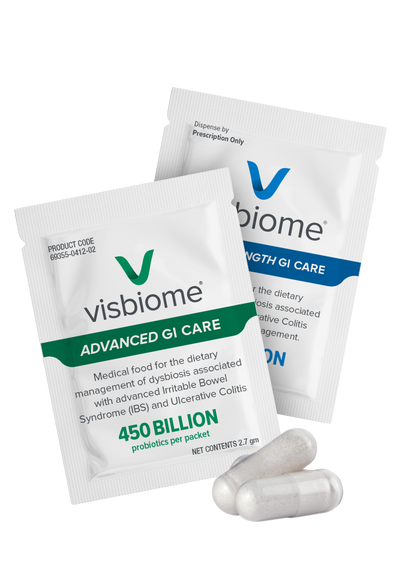 Visbiome® GI Care - High Potency Probiotic - 112.5 Billion CFU Live Probiotics, Original De Simone Formulation, Made in USA, 60 Capsules.